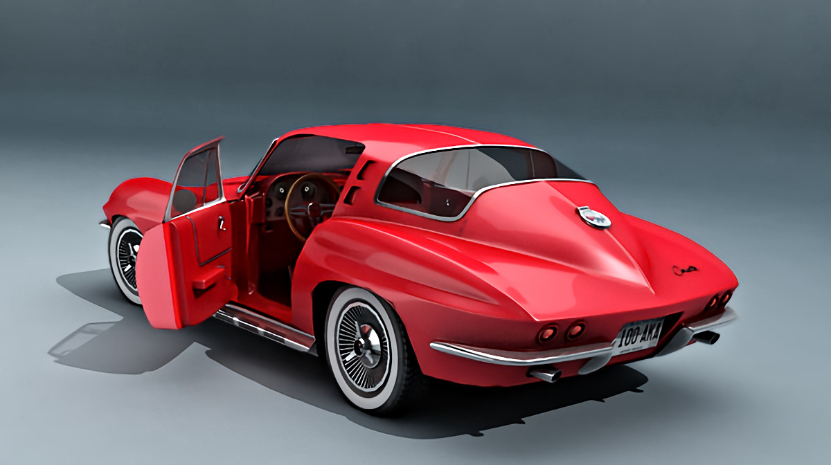 Corvette Generations/C2/C2 1964 Red Stingray 02.jpg